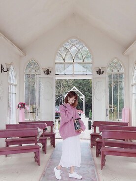 「travel」｜「アイテム（ニット/セーター）」を使った、mavissさん（レディース・160cm）の春コーディネート