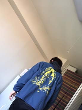 「アイテム（スリッポン）」を使った、モンモンさん（メンズ・173cm・10代）の春コーディネート