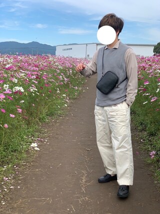 BEAMS（ビームス）の「BEAMS / カノコ Vネック ルーズ ベスト（ベスト