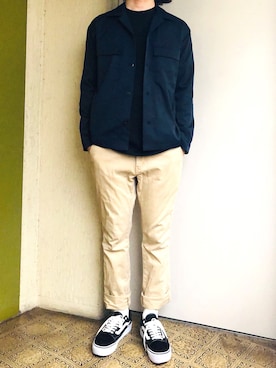 「JOURNAL STANDARD relume（ジャーナルスタンダード　レリューム）のアイテム（ブルゾン）」を使った、ssanさん（メンズ・173cm）の春コーディネート