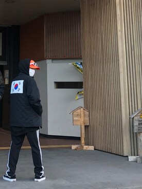 「anti social social club」｜「アイテム（ジャケット/アウター）」を使った、bobeeさん（メンズ・165cm）の冬コーディネート