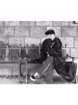 「Gosha Rubchinskiy（ゴーシャラブチンスキー）のアイテム（帽子）」を使った、bobeeさん（メンズ・165cm）の春コーディネート