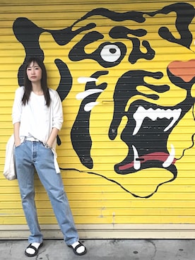 「MAISON DE REEFUR（メゾンドリーファー）のリーファー 2WAY トートバッグ（トートバッグ）」を使った、yuki✴︎さん（レディース・166cm）の春コーディネート