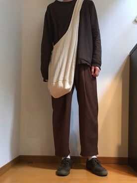 「統一」｜SOさん（メンズ・177cm）の春コーディネート