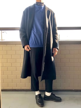 「白ソックス」｜いくさん（メンズ・180cm）の冬コーディネート