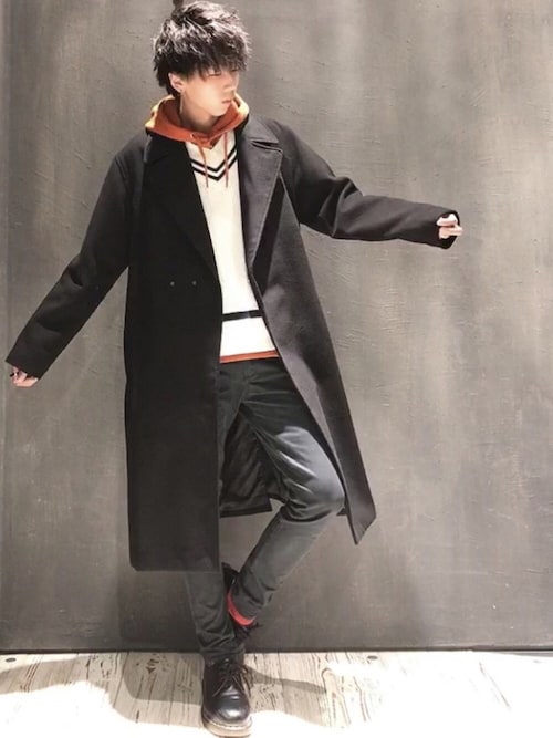 Sei Union Stationのチェスターコートを使ったコーディネート Wear