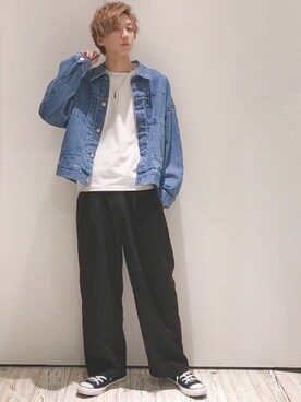 seiさん（メンズ・180cm）の春コーディネート