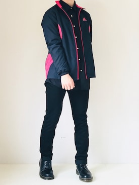 「adidas（アディダス）のアイテム（ジャケット/アウター）」を使った、糖菓さん（メンズ・173cm）の春コーディネート