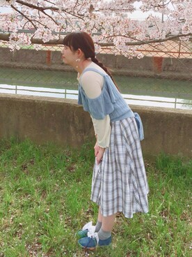 「ビスチェコーデ」｜あやな🐳さん（レディース・161cm）の春コーディネート