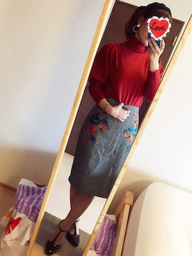 eさん（レディース・155cm）の秋コーディネート