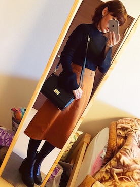 eさん（レディース・155cm）の冬コーディネート