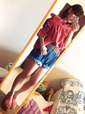 eさん(レディース・155cm)の夏コーディネート