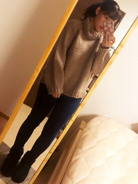 eさん(レディース・155cm)の冬コーディネート