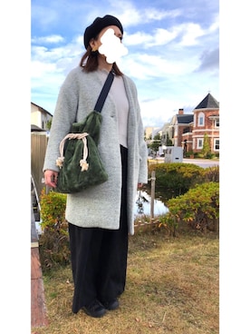 「mysty woman（ミスティウーマン）のアイテム（その他アウター）」を使った、KTMさん（レディース・158cm）の冬コーディネート