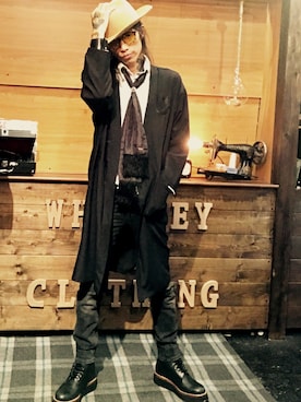 WHISKEYandCLOTHINGさん(メンズ・176cm)の秋コーディネート