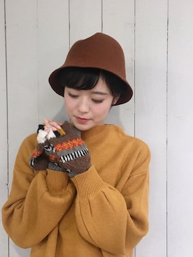 「People Tree(ピープルツリー)のアイテム」を使った、riko.さん(レディース・162cm)の秋コーディネート