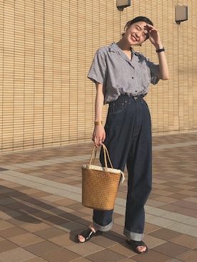 riko.さん（レディース・162cm）の夏コーディネート