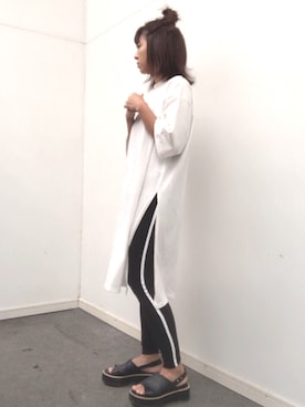 「frames RAY CASSIN（フレームスレイカズン）のアイテム（ワンピース/ドレス）」を使った、てあみさん（レディース・153cm）の秋コーディネート