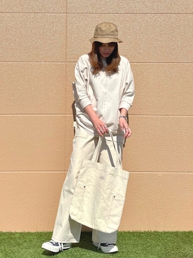 「SMITH'S（スミス）のアイテム（パンツ）」を使った、coen さかいさん（レディース・163cm）の冬コーディネート