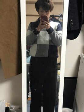「アイテム（ピアス（両耳用））」を使った、松木 海里さん（メンズ・173cm・20代）の冬コーディネート