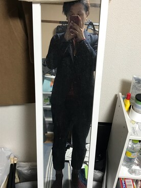 「コムサコミューン」｜「アイテム（ジャケット/アウター）」を使った、松木 海里さん（メンズ・173cm）の冬コーディネート