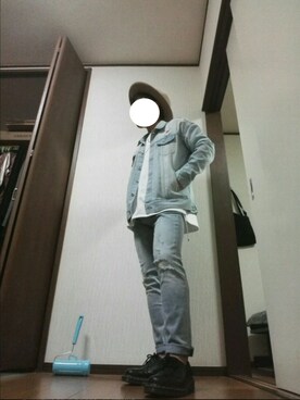 「UNRELISH（アンレリッシュ）のアイテム（デニムジャケット）」を使った、Hiroさん（メンズ・153cm）の夏コーディネート