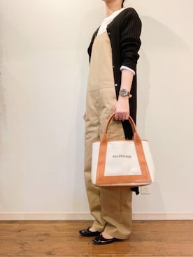 「仕事コーデ」｜「アイテム（オールインワン・サロペット）」を使った、みさちさん（レディース・164cm）の春コーディネート