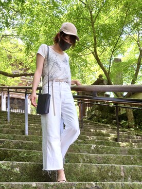 「fifth（フィフス）のアイテム（キャミソール）」を使った、Naaaa*さん（レディース・158cm）の夏コーディネート