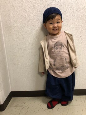 「2才」｜TOKIHIROさん（キッズ・90cm）の夏コーディネート