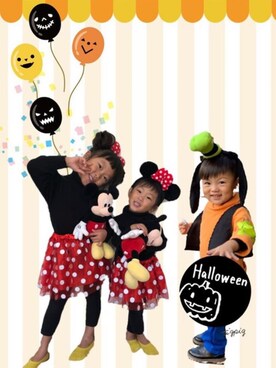 「みゅーなちゃんとコラボ♡のアイテム（その他、その他）」を使った、TOKIHIROさん（キッズ・100cm）の秋コーディネート