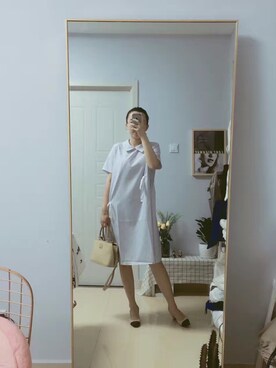 「NINA RICCI（ニナリッチ）のアイテム（ショルダーバッグ）」を使った、lost_highwayさん（レディース・165cm）の夏コーディネート
