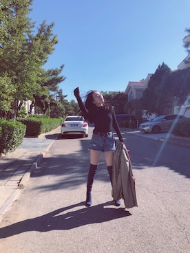 「ALDO（アルド）のアイテム（ブーツ）」を使った、lost_highwayさん（レディース・165cm）の秋コーディネート