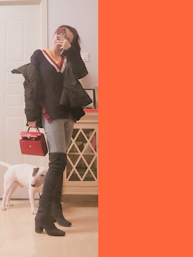 「ALDO（アルド）のアイテム（ブーツ）」を使った、lost_highwayさん（レディース・165cm）の秋コーディネート
