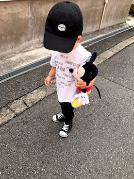 「2歳3ヶ月」｜「アイテム（雑貨/ホビー）」を使った、chanさん（キッズ・90cm）の夏コーディネート