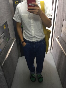 「THREAD-LINE（スレッドライン）のアイテム」を使った、けんぽんさん（メンズ・178cm）の夏コーディネート