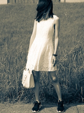 「SueUNDERCOVER（スーアンダーカバー）のアイテム」を使った、りぴ®️さん（レディース・154cm）の夏コーディネート