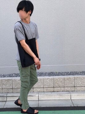 「アイテム（ピアス（両耳用））」を使った、た。さん（メンズ・172cm）の春コーディネート