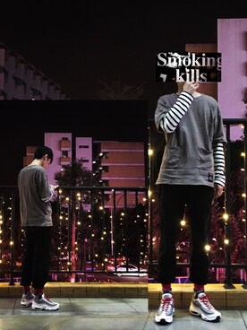 「ROARINGWILDのアイテム」を使った、UuuuUi®さん（メンズ・174cm）の春コーディネート