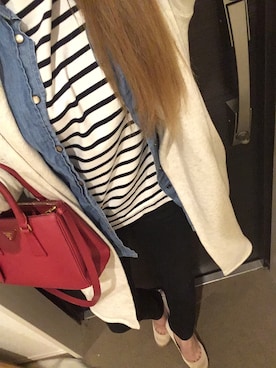 自分と娘記録@miiiyuuuさん(レディース・147cm)の春コーディネート