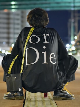 「FR2」｜「アイテム（ブーツ）」を使った、K.A.Z.Uさん（メンズ・180cm）の秋コーディネート