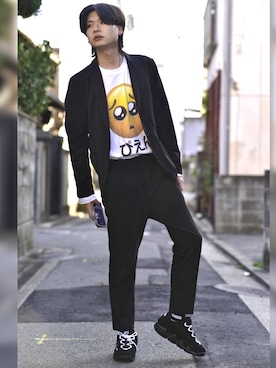 K.A.Z.Uさん(メンズ・180cm)の冬コーディネート