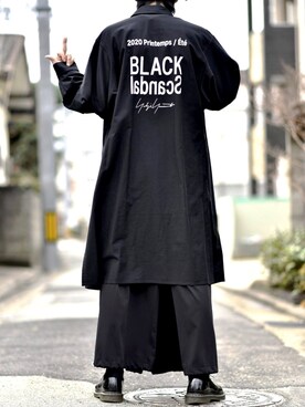 yohji yamamoto blackscandal スタッフシャツ