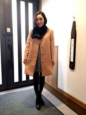 「Le Chione（ルキオネ）のアイテム」を使った、ikutanさん（レディース・155cm）の冬コーディネート