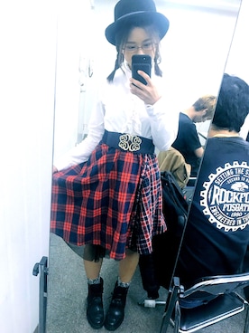 「ライブ衣装」｜安枝瞳さん（レディース・157cm）の春コーディネート