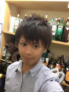 「CUBE SUGAR（キューブシュガー）のアイテム」を使った、麻城 ヒサシさん（メンズ・158cm）の夏コーディネート