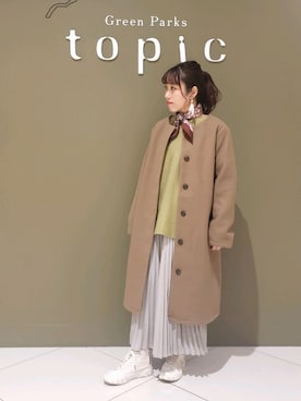 「スボーツミックス」｜「アイテム（ジャケット/アウター）」を使った、manaCAさん（レディース・151cm）の冬コーディネート