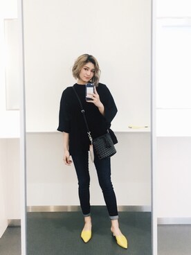 「HENZALOSANGELES」｜LENA HENZAさん（レディース・161cm）の春コーディネート
