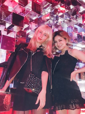 「Saint Laurent」｜「アイテム（ワンピース/ドレス）」を使った、LENA HENZAさん（レディース・161cm）の春コーディネート