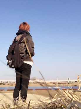 松岡 雅士さん（メンズ・172cm）の冬コーディネート