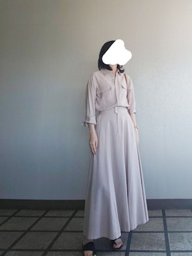 87さん（レディース・163cm）の春コーディネート